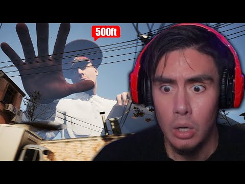 A GODZILLA SIZED POLICE MAN IS WATCHING MY EVERY MOVE MAKING SURE I DONT DO ANYTHING SUSPICIOUS