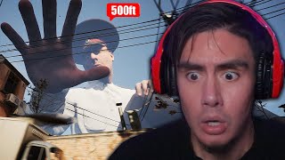 A GODZILLA SIZED POLICE MAN IS WATCHING MY EVERY MOVE MAKING SURE I DONT DO ANYTHING SUSPICIOUS