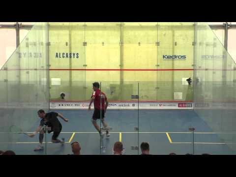 Squash European Individuals Finals: Gregory Gaultier (FRA) vs. Borja Golan (ESP) - game3