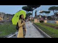 ROME Was Beautiful With The Rain Cute Girl Nostalgic Moment In Italy Europe Italy Rome Rain