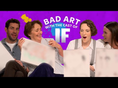 Can John Krasinski and the cast of IF take on our Bad Art challenge?