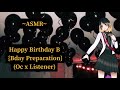 Happy Birthday B Bday Preparation TWST Oc Bday SlightlyAngsty BdayPrep Playful GN