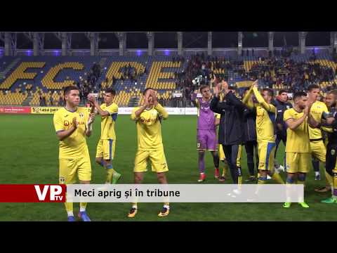Meci aprig și în tribune