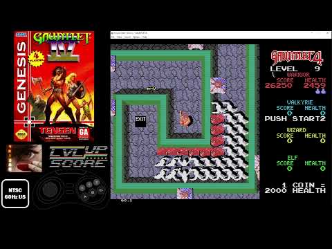 HIGHSCORE - Gauntlet IV - Megadrive 344477pts (Arcade / Easiest)