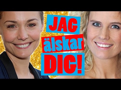 CARINA BERG & CHRISTINE MELTZER kärleksfulla på galapremiär