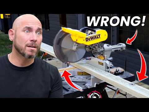 NEVER Use a Miter Saw Like This (Most Beginners Do)