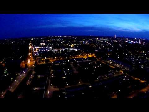 FREE DRONE FOOTAGE: TILBURG-ZUID/OOST BY NIGHT