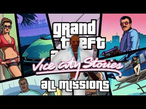 GTA VICE CITY STORIES All Missions - Full Game Walkthrough (4K 60fps) No Commentary