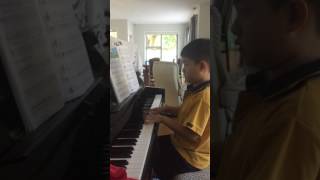 the piano HILL AND GULLY RIDER by Weiqi Fan