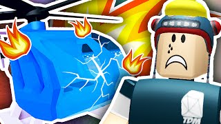 CRASHED MY NEW HELICOPTER!! | Roblox Plaza