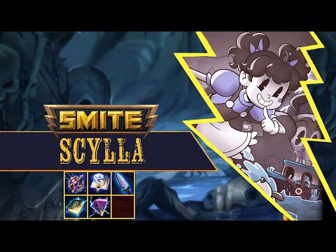 SMITE - " O PODER DO TIME SÓ DE BAIXINHOS ! " - SCYLLA FULL AP - Skin Toony Terror