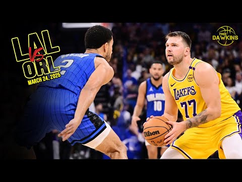 Los Angeles Lakers vs Orlando Magic Full Game Highlights | March 24, 2025 | FreeDawkins