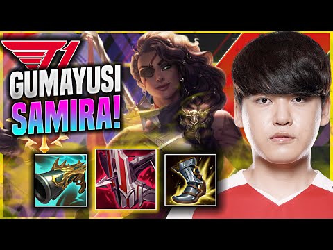 GUMAYUSI IS A BEAST WITH SAMIRA! - T1 Gumayusi Plays Samira ADC vs Ezreal! | Patch 11.17