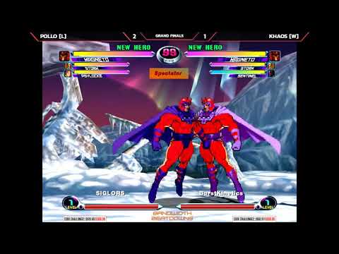 MvC2 Bandwidth Beatdowns Top 8 Grand Finals (POLLO) vs (KHAOS)