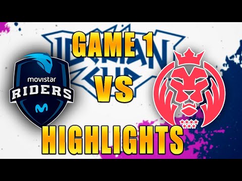 Movistar Riders vs MAD Lions Game 1 highlights Iberian cup semifinal 2021 | MRS vs MAD