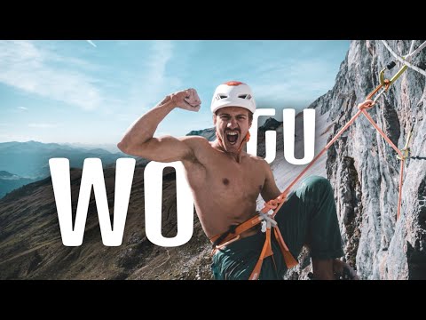UNE DES VOIES LES PLUS DURES DU MONDE !!! "Wogu" (8c, 350) quelques moments de grimpe