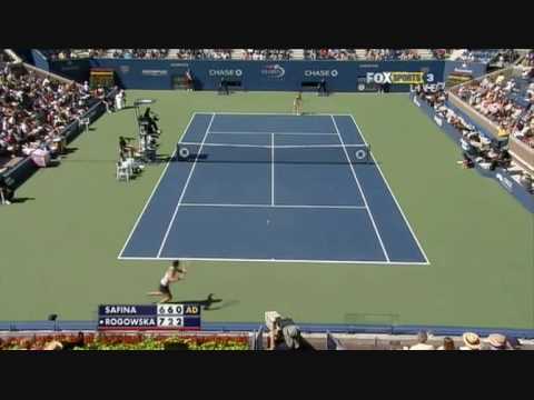 The Best of Olivia Rogowska (vs Dinara Safina) 2009 US Open