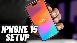 iPhone 15 Pro Unboxing and setup