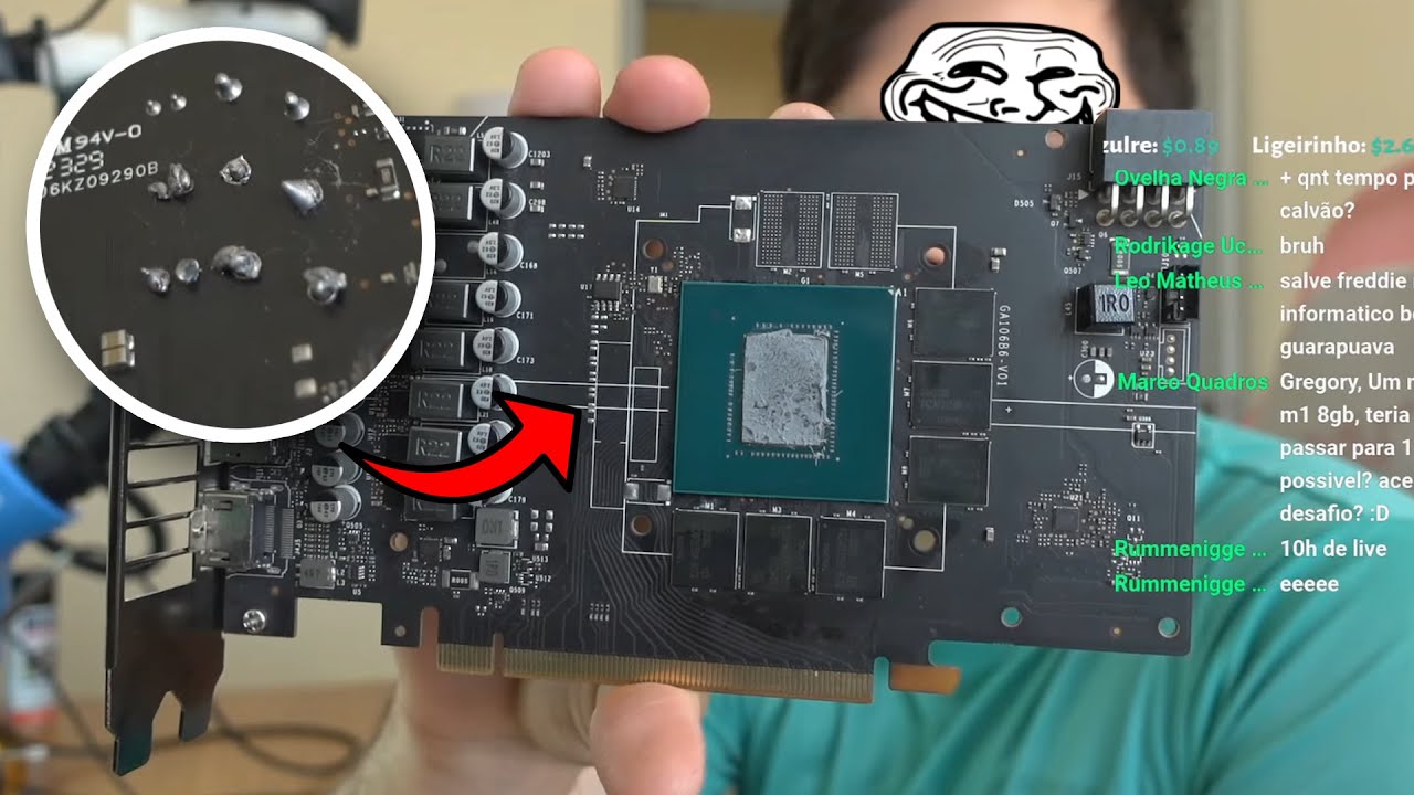 A Situação Dessa GPU do Aliexpress É Insana - Reparo RTX 3060