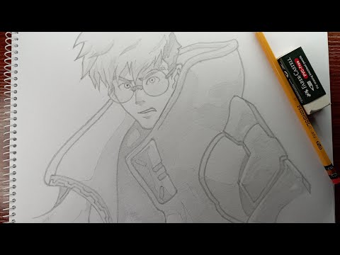 How To Draw Trigun "Vash" Stampede 2023 Version | Easy Anime Sketching For Beginners