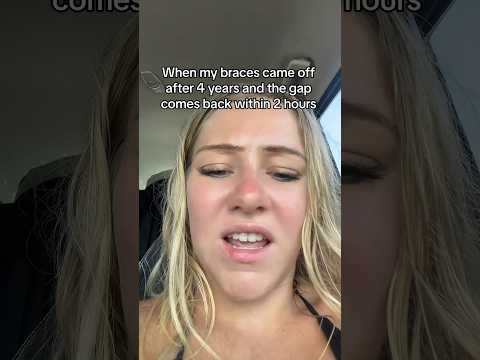 Her Teeth MOVED 2 Hours After Braces! 😭🦷