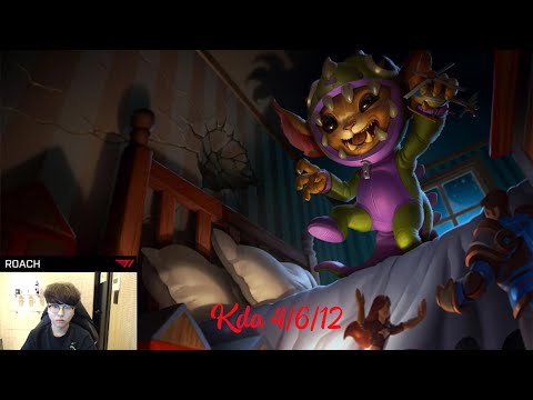 Highlights T1 Roach | Gnar vs Rumble | TOP | KDA 4/6/12
