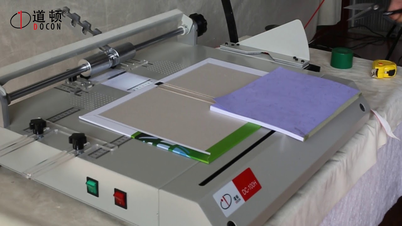 DC-100H A4 size hardcover case maker to make book cover