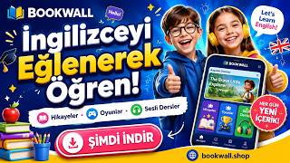 📲 BOOKWALL Uygulamasını Hemen İndir! 🚀 İngilizce Öğrenmeye Bugün Başla