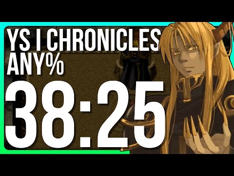 Ys I Chronicles - Any% Speedrun in 38:25 (Former World Record)