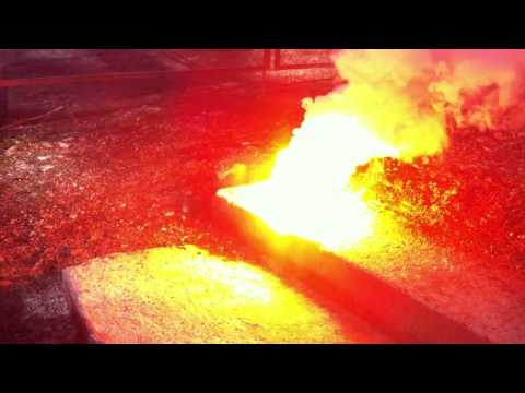 Firework Bright Orange Star