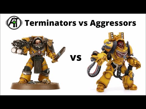 Terminators vs Aggressors Featuring Auspex Tactics - Let's Make it 40k
