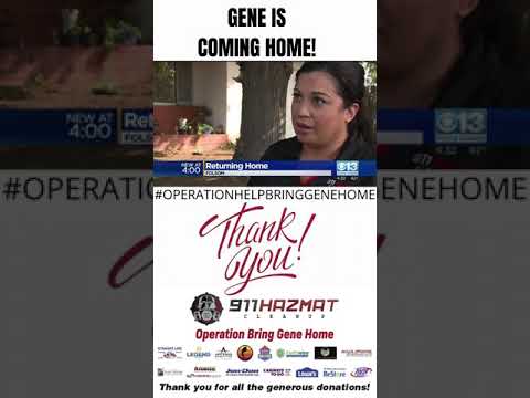 Gene Returns Home!!  911Hazmat Cleanup