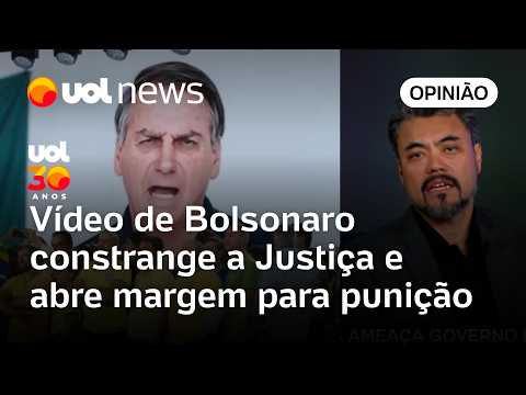 Vídeo de Bolsonaro na convenção de Flávio constrange a Justiça e abre margem para punição | Sakamoto