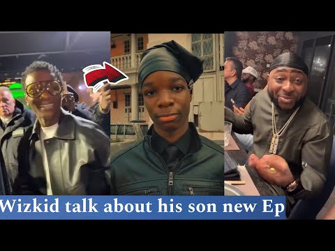 Wizkid reagiert auf die EP „Boluwatife Champz“ seines Sohnes, während Davido draußen auf der Gram...