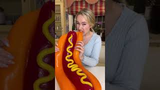 Largest slime hotdog?! #shortvideo #shorts