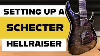 Video thumbnail for Guitar Setup Tutorial - Episode 5 - 2014 Schecter Hellraiser Hybrid C-7 by Dean Rowbotham Guitars