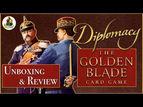 Diplomacy: The Golden Blade Card Game - Unboxing and Review