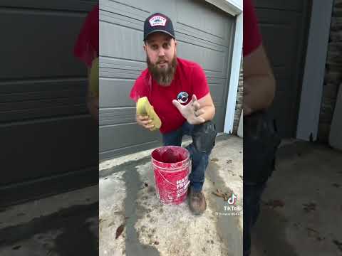 Cracks in your Concrete? Use this Quick and Easy fix ⚒️ #shorts