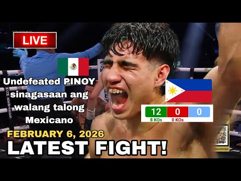 LATEST FIGHT! February 6, 2026 l Undefeated PINOY sinagasaan ang walang talong Mexicano
