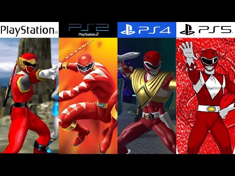 POWER RANGERS PlayStation Evolution (1996-2024)