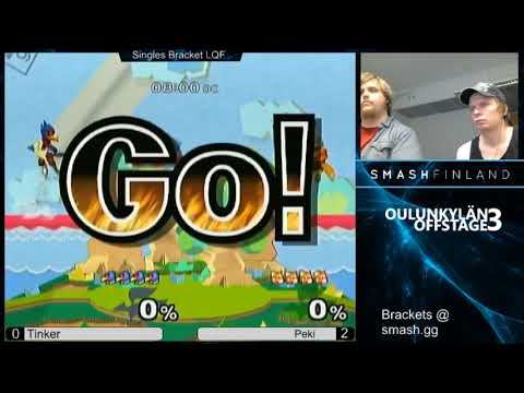 Oulunkylän Offstage 3 - Melee Singles - Losers Quarters - Tinker(Falco) vs Peki(Fox)