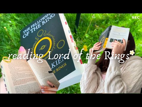 reading Lord of the Rings for the first time 🏔️ finding a new fave book vlog