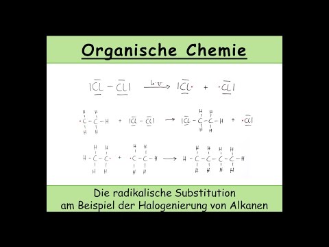 Die radikalische Substitution am Beispiel der Halogenierung von Alkanen (organische Chemie) #11