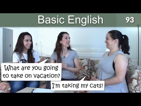 Lesson 93  Basic English with Jennifer  Be Going To grammar and pronunciation