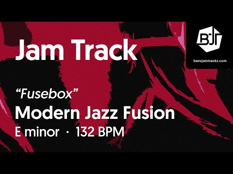 Modern Jazz Fusion Jam Track in E minor "Fusebox" - BJT #82