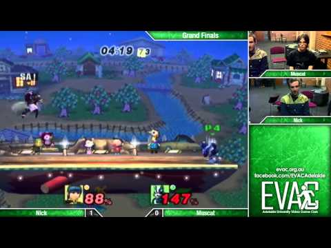 EVAC - SA Nick (Marth) vs Muscat (Lucario/Wolf) - Grand Finals - PM