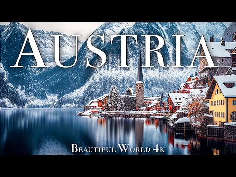 Austria 4K Amazing Winter Film - Meditation Relaxing Music - Beautiful Wonderland Winter
