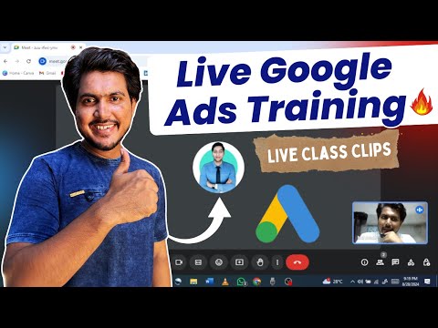 Live Google ads facebook ads Personalized Training 0nly at 9999
