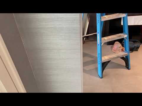 How to Prevent Sagging Outer Corners on Phillip Jeffries Manila Hemp Wallpaper - Spencer Colgan