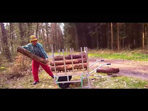 UNISÄGEBOCK Neues Modell  - mobiler Kettensägebock Sägebock